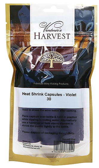 Vitner's Harvest Violet Wine Bottle Heat Shrink Pack